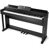 Mustar Digitalpiano E-Piano mit Hammermechanik,88 Tasten, 3 Pedale, Dual