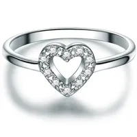 Trilani Ring aus Sterling Silber in mit Zirkonia 50