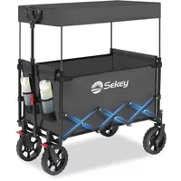 Sekey XXL Bollerwagen Faltbar Kinder 150L 150KG, Faltbarer Bollerwagen