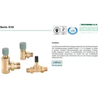 CALEFFI Differenzdruck-Überströmventil 3/4 Zoll einstellbar