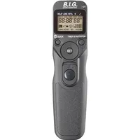 B.I.G. WTC-2 Kamera-Funkauslöser MF für Canon CA2 Fernauslöser, Schwarz