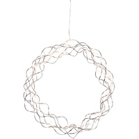 EGLO LED Lichterkranz, Fensterlicht Weihnachten aus Draht und Kunststoff