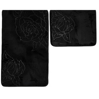 COFI Almina Premium 2 teiliges Bademattenset aus Polyester Rutschfest