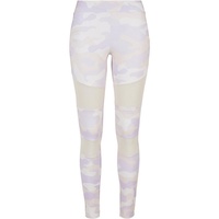 URBAN CLASSICS Camo Tech Mesh Leggings Lilac Camo XS