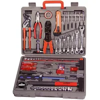 Brüder Mannesmann Werkzeuge Werkzeugkoffer 555-tlg. grau 31,0 x 9,0