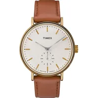 Timex HerrenArmbanduhr Analog Quarz Leder TW2R37900 - 41 mm)
