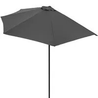 Kingsleeve Sonnenschirm Halbrund 2,7m UV-Schutz 80+