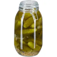 Relaxdays Einmachglas 3000 ml 5 St.
