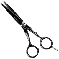 Tondeo Haarschneideschere MYTHOS BLACK Offset 5.5 CONBLADE