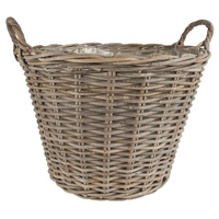 Ib laursen Rattan Korb, in braun | Gr.: L: