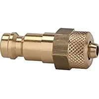 Riegler Nippel für Kupplungen NW 5, Messing blank, für