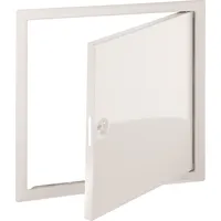 Upmann Revisionstür Softline Vierkantverschluss Stahl weiß RAL9016 300x300 mm