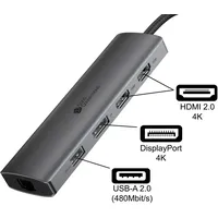 Good Connections Good Connections® USB-CTM-Hub (10-Port), 2x HDMI 2.0,