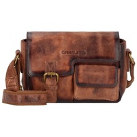 GREENLAND Nature Mascu & Line Umhängetasche Leder 23 cm