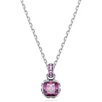 Swarovski Birthstone Anhänger Februar, Violett, Rhodiniert | OS