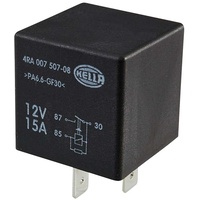 Hella Relais, Arbeitsstrom - 12V - 4-polig - Schaltbild: