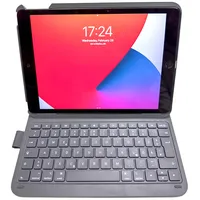 DEQSTER Slim PRO Keyboard 10.2 (DE), Tablet Tastatur, Grau
