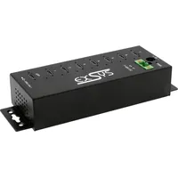 Exsys Managed USB 3.2 Gen 1 Hub 7-Port (USB-C,