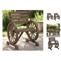 VidaXL Gartenstuhl 58 x 58 x 78,5 cm braun