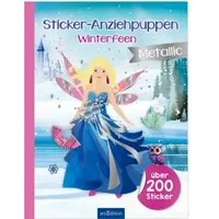 ArsEdition Sticker-Anziehpuppen Metallic – Winterfeen