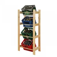 Proregal Getränkekistenregal Pinepeak HxBxT 149 x 70 x 38,8