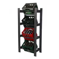 Proregal Getränkekistenregal Pinepeak HxBxT 149 x 70 x 38,8