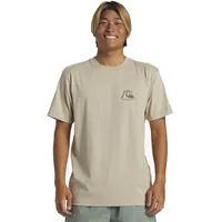 QUIKSILVER The Original Bo Kurzarm-t-shirt - Plaza Taupe -