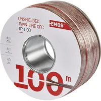 EMOS Emos, Kabelleitung, UTP-Kabel 2x1,0mm transparent,