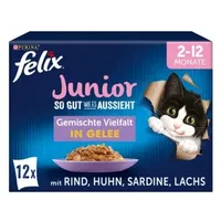 Felix® Katzen-Nassfutter So gut wie es aussieht Junior gemischte