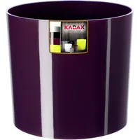 Kadax Blumentopf aus Kunststoff, Topf, 14 cm, Pflaume -