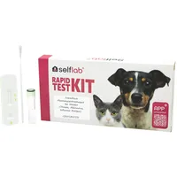 Selflab Schnelltest Atemwegserkrankungen bei Hunden Staupe, Adenovirus, Influenza Antigen)