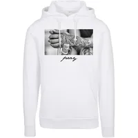 Mister Tee Pray 2.0 Kapuzenpullover White L