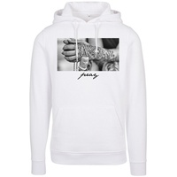 Mister Tee Pray 2.0 Kapuzenpullover White 4XL
