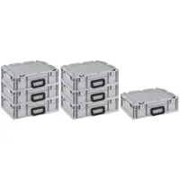 Proregal SuperSparSet 7x Eurobox NextGen Portable | HxBxT 13,5x30x40cm