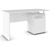 Rauch Schreibtisch Bürotisch, Arbeitstisch, 2 Schubladen und Nische Farbe