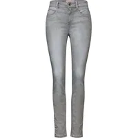 STREET ONE Jeans in light grey random wash |