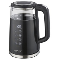 Michelino Digitaler Wasserkocher automatische Abschaltung 1,7 Liter 2200 Watt