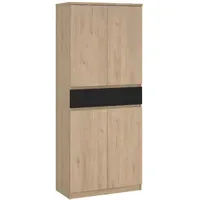 INOSIGN Naia 80 x 192 x 0,8 cm schwarz