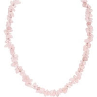 Purelei Perlenkette PURELEI "Schmuck Geschenk Rose Quarz", bunt (edelstahlfarben,