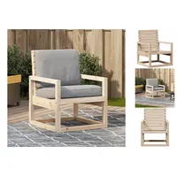 VidaXL Gartenstuhl 57,5 x 63 x 76 cm braun