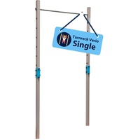 Hudora 64005 - Turnreck Vario Single, höhenverstellbar, Turnstange bis