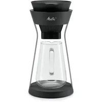 Melitta Pour Over Melitta® Amano Kaffeebereiter Schwarz-Silber