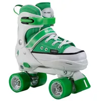 Hudora Roller Skates Gr. 36-39, Rollschuhe - grün/weiß, Sneaker-Look