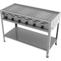 ChattenGlut Gasbräter 6-flammig 1140 x 530 x 800 cm