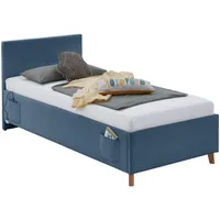 Meise Möbel meise.möbel Polsterbett Cool mit Lattenrost Cord Blau