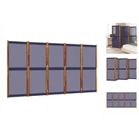 VidaXL 5-tlg. Paravent Dunkelblau 350x180 cm