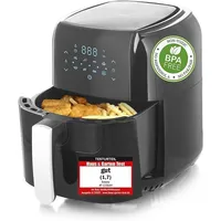 EMERIO AF-123544.7 5.5L 1400W Airfryer, digital, 1400 Watt Schwarz