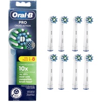 Oral-B Pro Cross Action Elektrische Zahnbürstenköpfe, X-Form und abgewinkelte