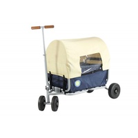 Beachtrekker faltbarer Bollerwagen Life mit integrierter Feststellbremse und Sonnenverdeck