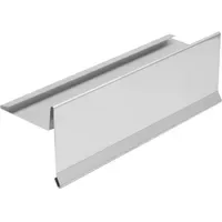 Sarei Ortblech mit Wasserfalz Alu Natur Zuschnitt 250 mm